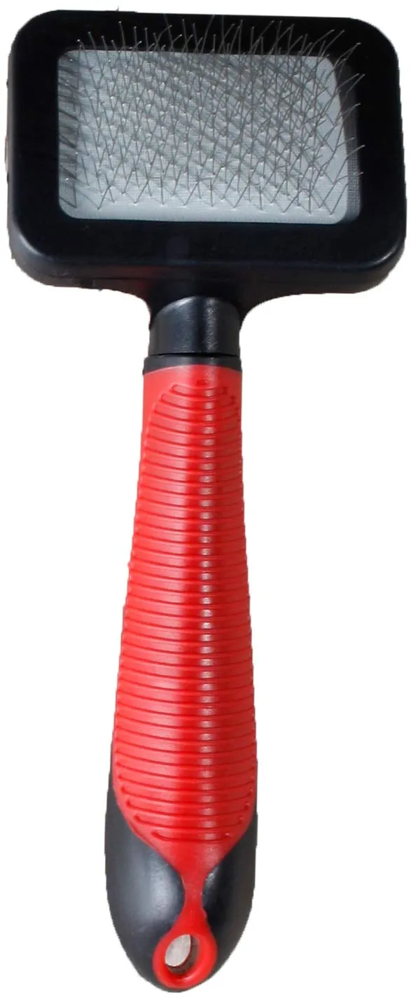 karlie-professional-zupfb-rste-l-17-5-x-7-cm-rot-schwarz-fellpflegeb-rste image 1