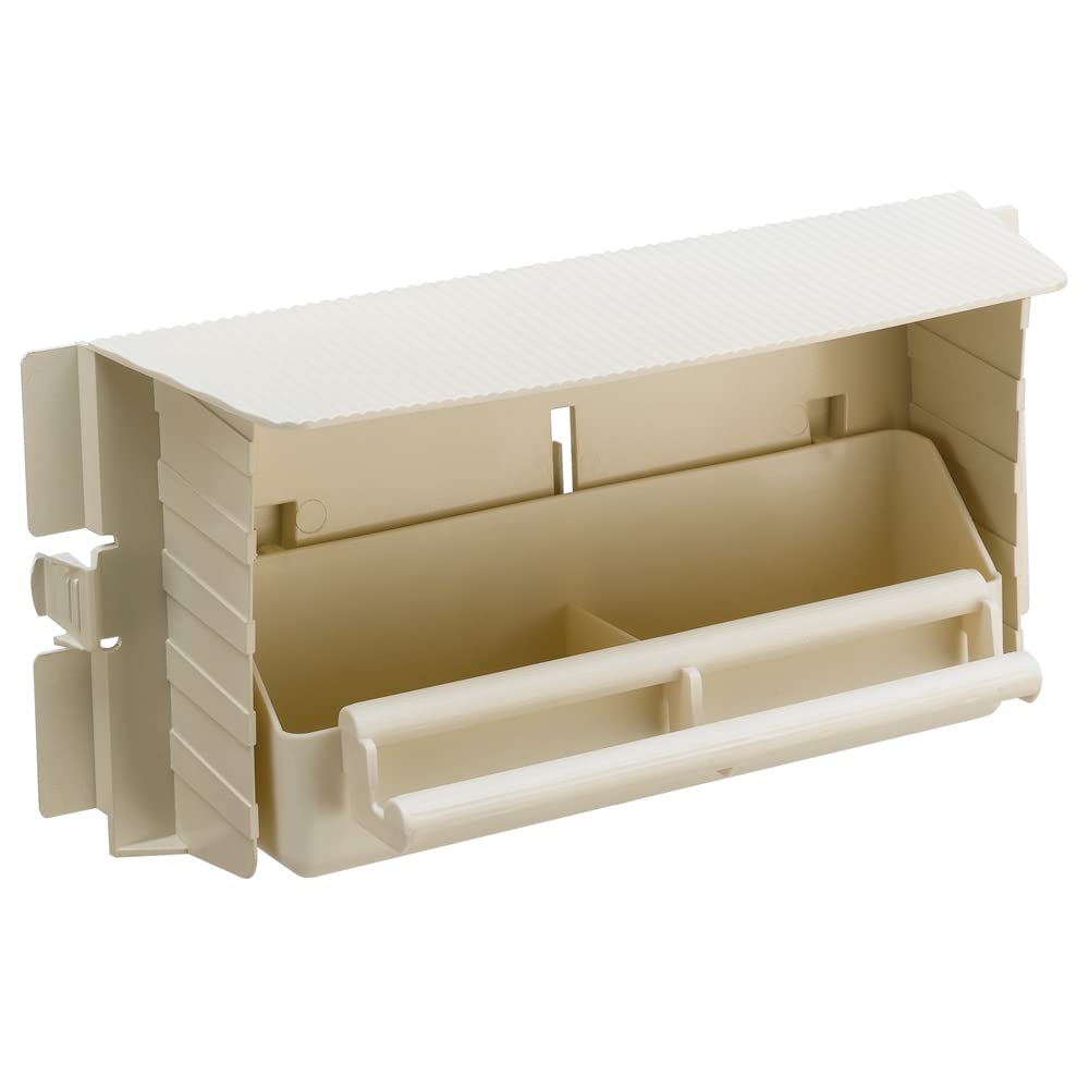 ferplast-brava-6-vogelfutternapf-drehbar-aus-kunststoff-28-5-x-10-x-h-13-cm image 1