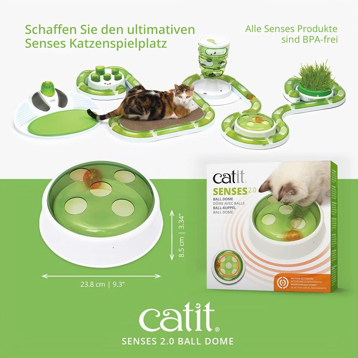 catit-senses-ball-dome-interaktives-katzenspielzeug-mit-ball image 7