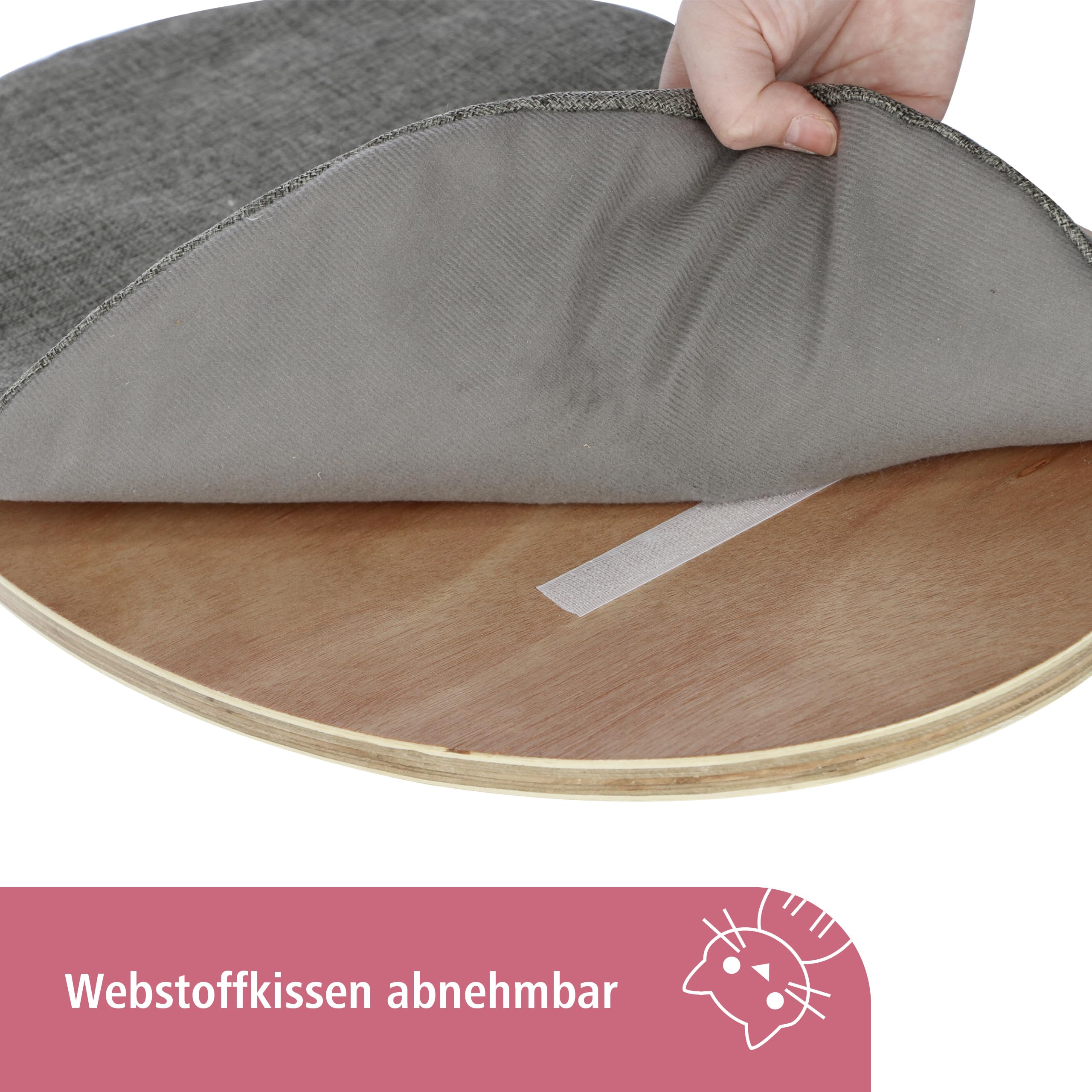 kerbl-pet-wandkratzbaum-dolomit-tofana-xl-kratzbaum-grau-70-x-45-x-185-cm image 5