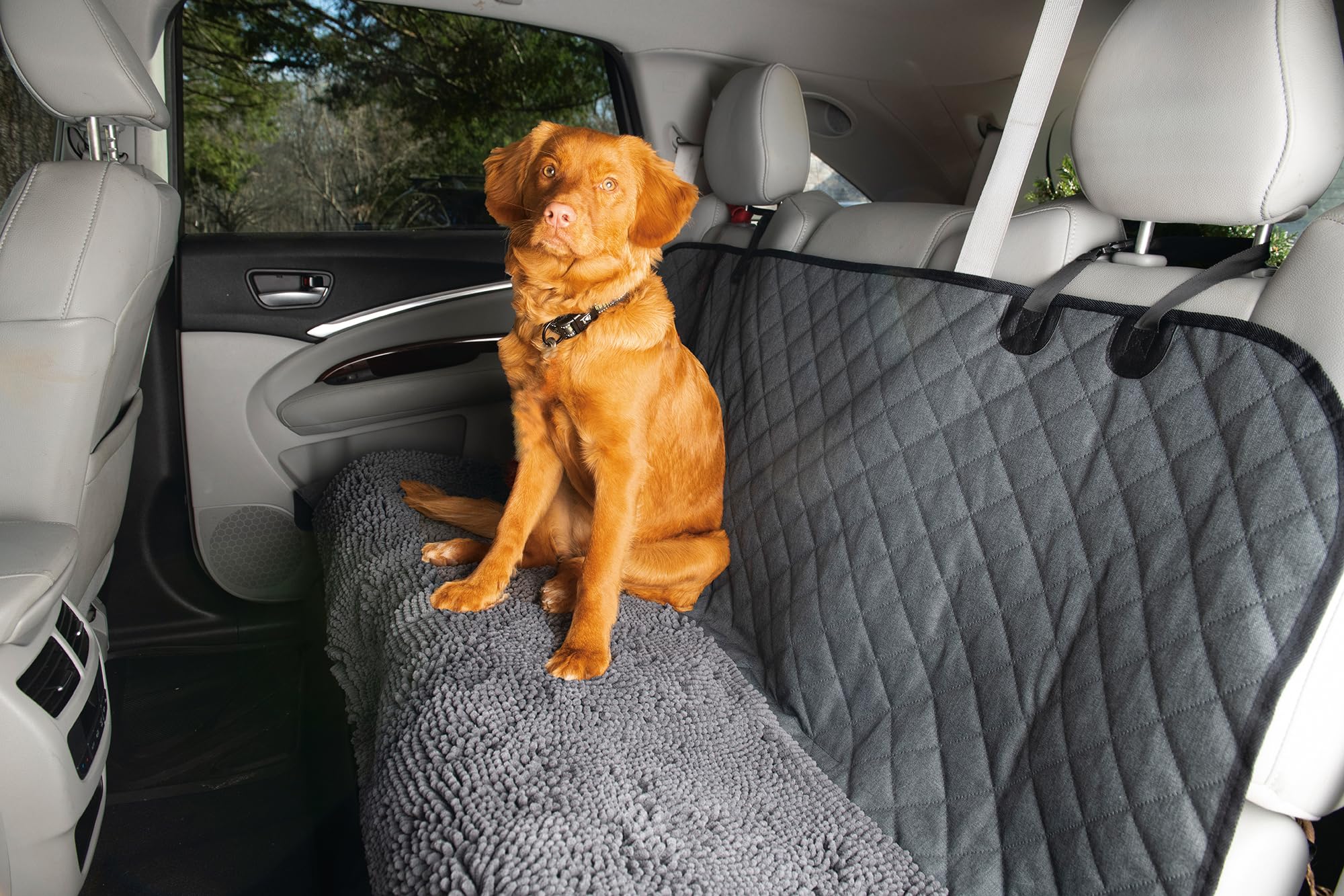 karlie-beeztees-dirty-dog-autodecke-r-cksitz-hund-grau-136x148-cm-wasserdicht image 2