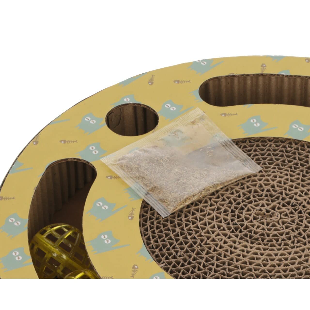 kerbl-pet-katzenkratzbrett-jokey-34x5-5-cm-aus-pappe-kratzbrett-mit-catnip image 2