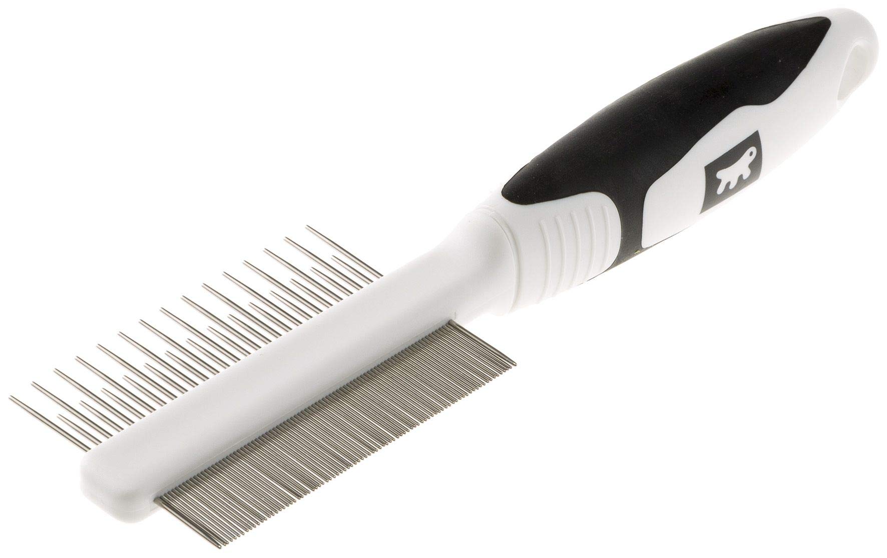 ferplast-gro-5755-premium-doppelkamm-verchromter-stahl-f-r-hunde-mit-mittlerem-u image 1