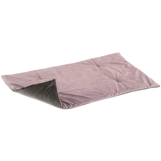 ferplast-baron-65-double-face-hundedecke-katze-65-x-40-cm-rosa-samt-waschbar image 1