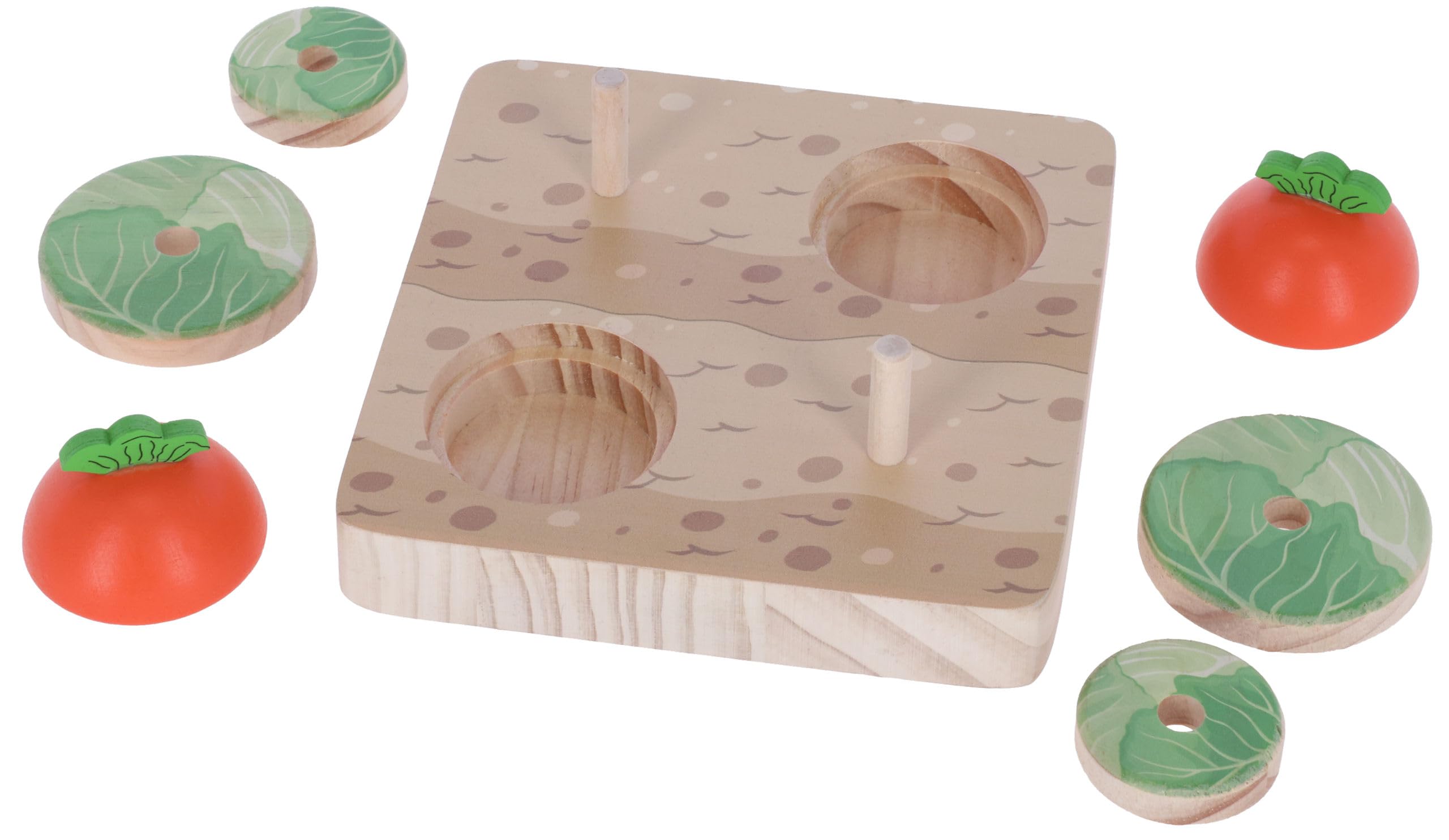 kerbl-pet-denk-und-lernspielzeug-veggie-15x15x6-cm-kaninchenspielzeug-aus-holz image 2