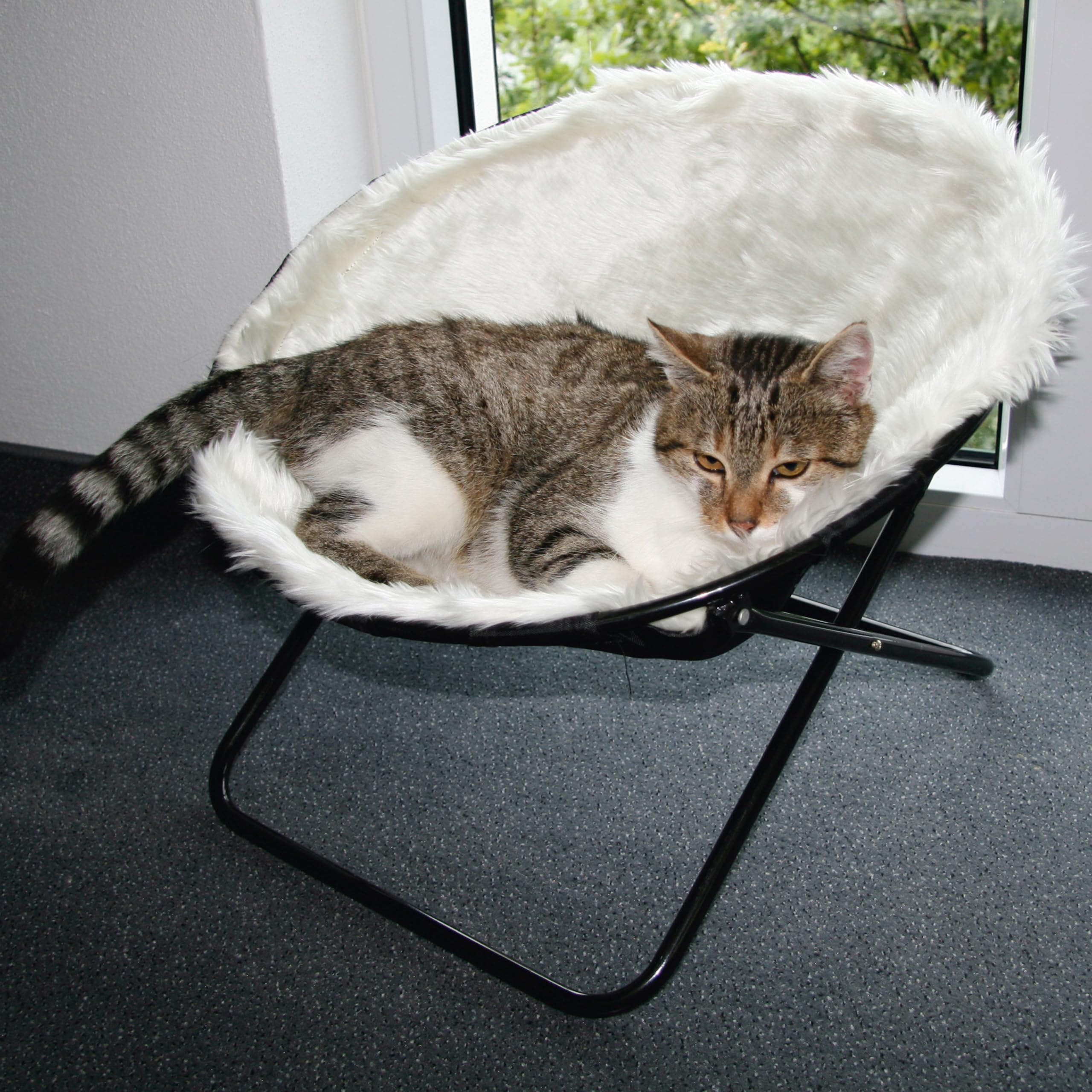 kerbl-pet-liegemulde-sharon-katzenliege-wei-50-cm-h-40-cm image 4