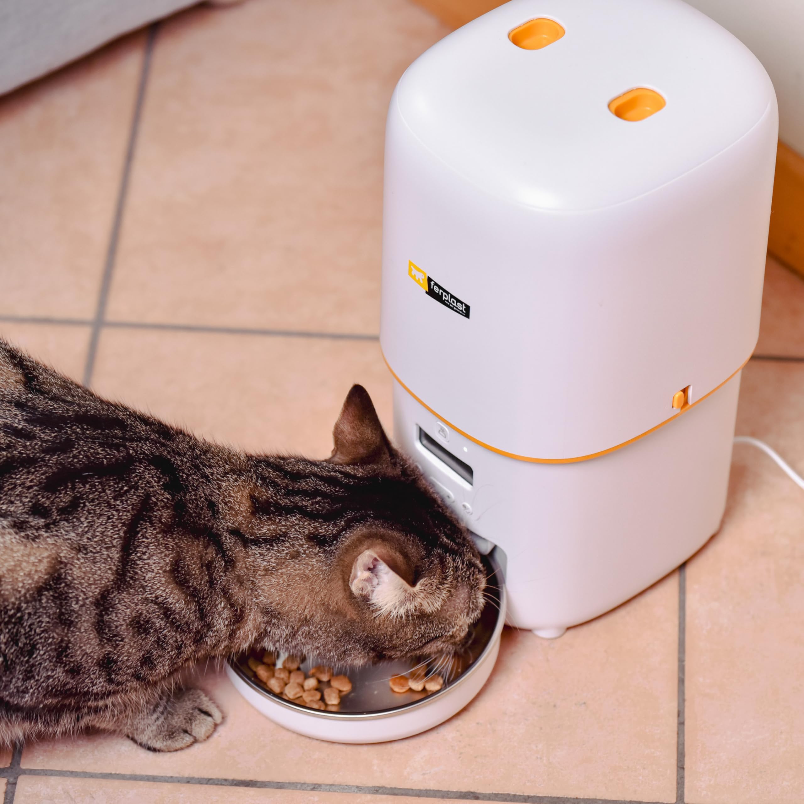 ferplast-risto-pet-automatischer-futterautomat-katze-4-liter-programmierbar-6-ma image 2