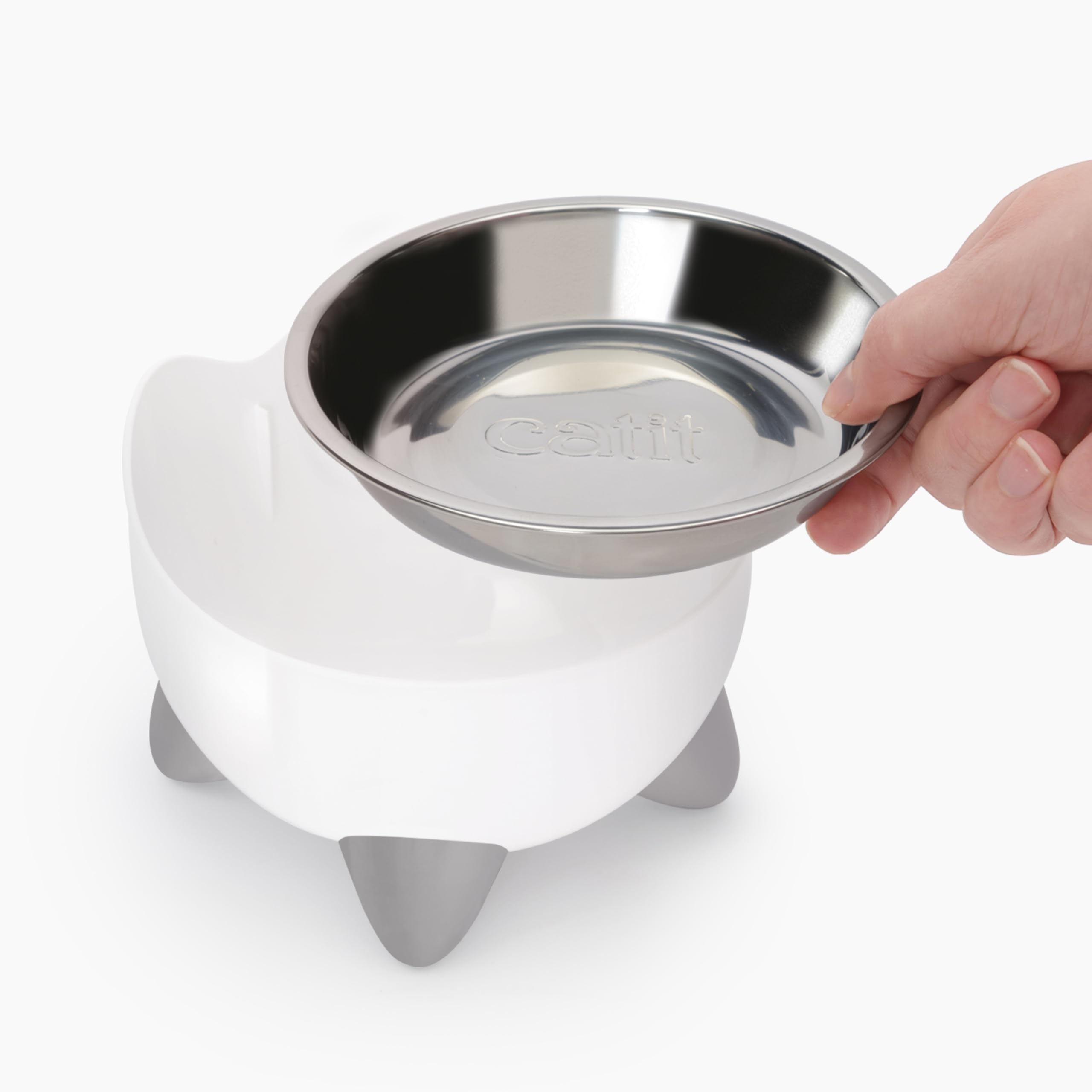 catit-pixi-combo-kit-trinkbrunnen-und-futternapf-set image 4