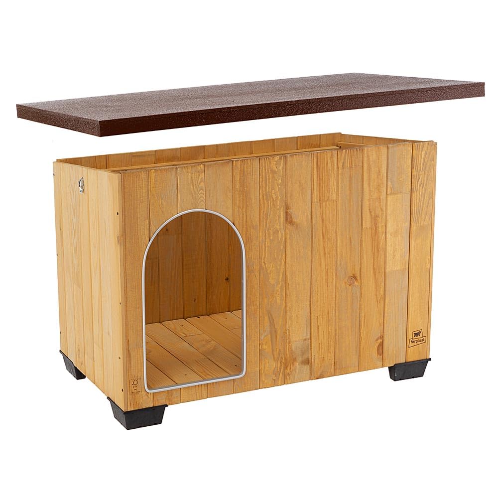 ferplast-baita-100-outdoor-hundeh-tte-fsc-holz-121-x-78-x-79-cm image 3