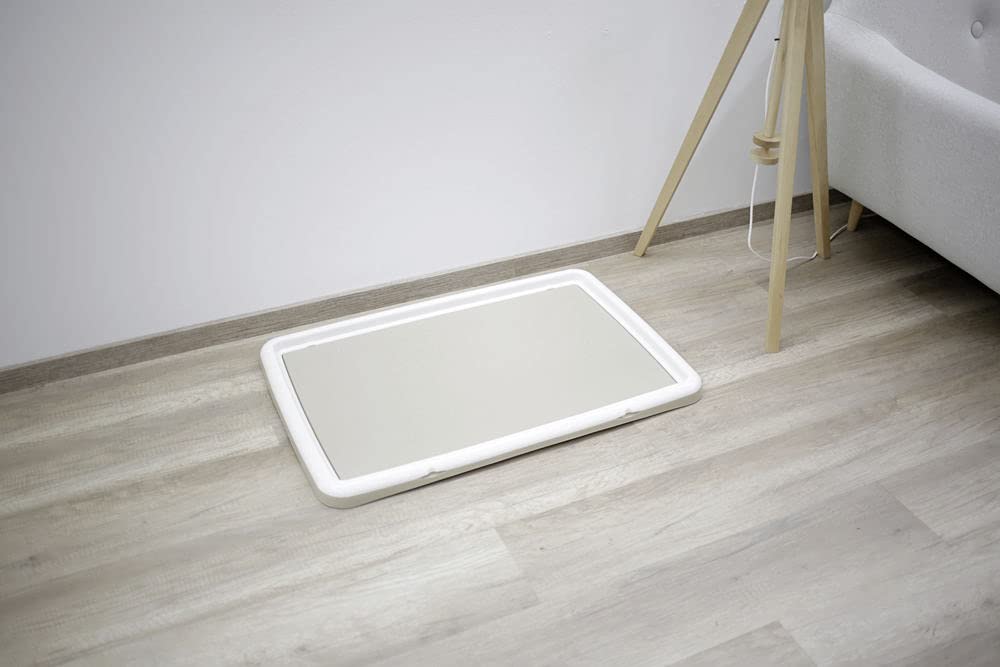 kerbl-pet-welpentoilette-xl-creme-90-x-60-x-4-cm-aus-kunststoff image 2