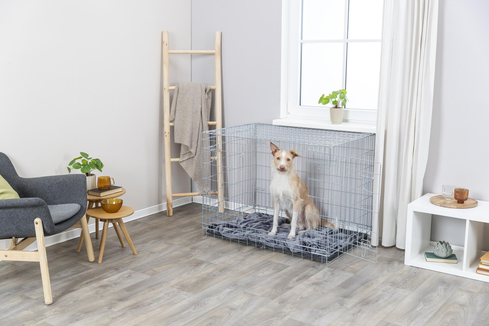 trixie-home-hundebox-3925-109x79x71-cm-faltbar-mit-2-t-ren-verzinkt image 4
