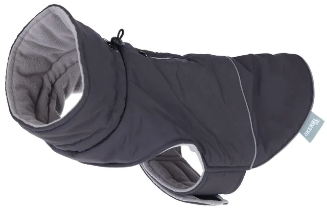 kerbl-pet-hundemantel-montreal-grau-xs-30-cm-wind-und-wasserabweisende-hundejack image 1