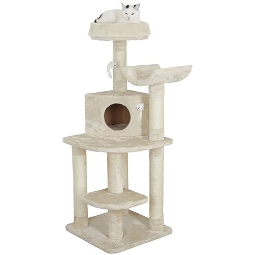 kerbl-pet-zirkonia-eck-kratzbaum-beige-50-x-60-x-130-cm-holz-pl-sch-sisal image 6