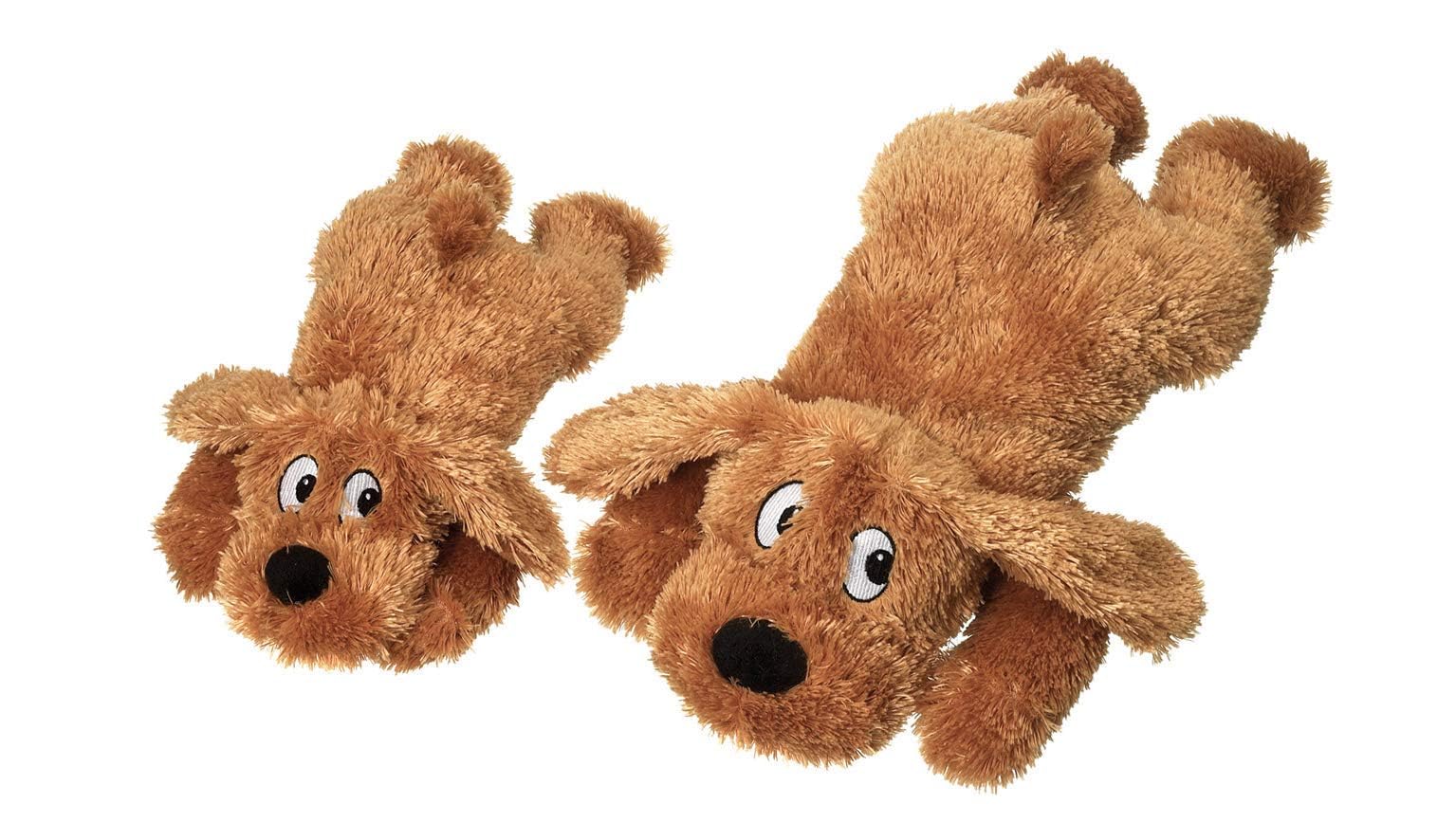 karlie-pl-schspielzeug-hund-stups-quietscher-braun-30-x-17-x-8-cm image 2