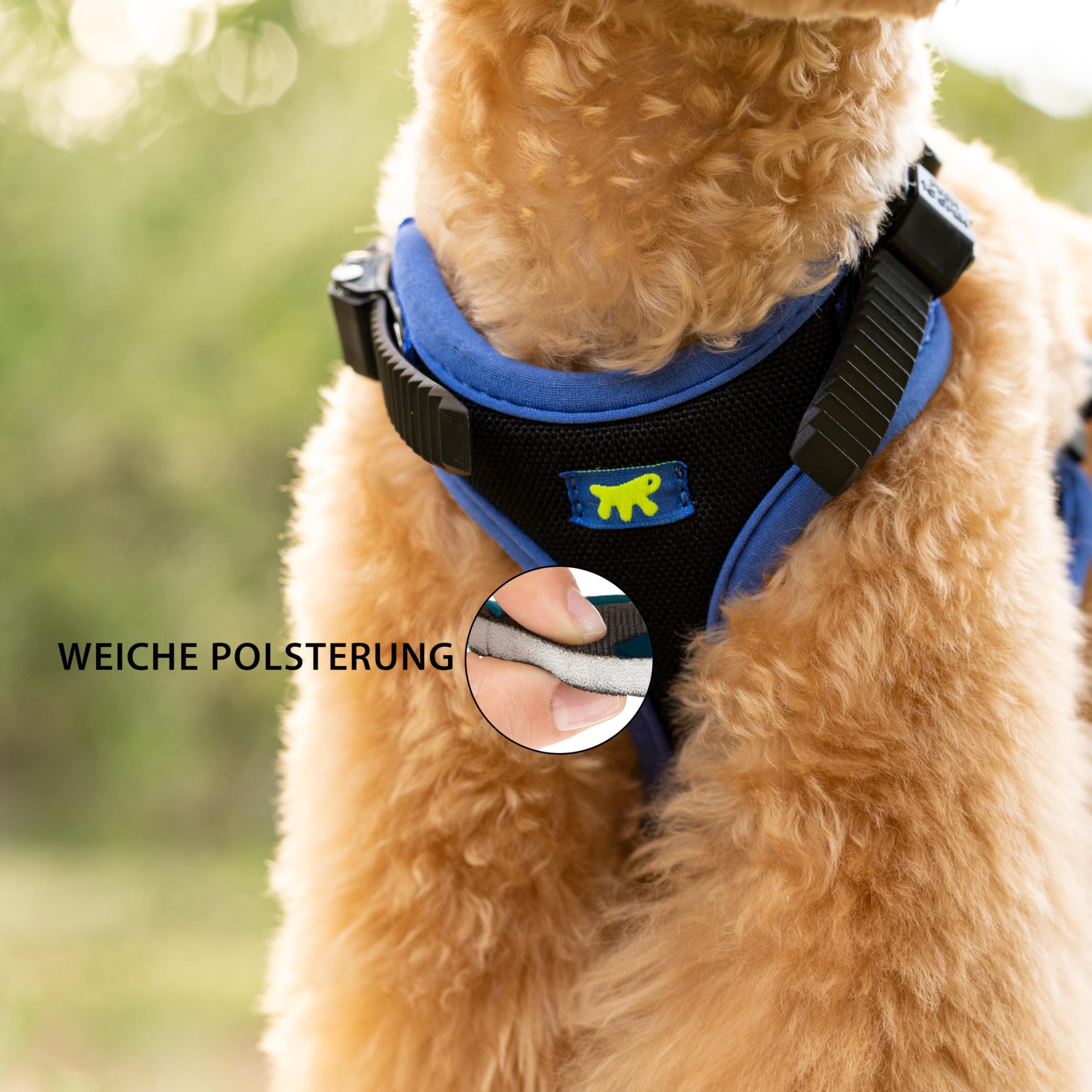 ferplast-hundegeschirr-ergocomfort-xs-blau-verstellbar-f-r-kleine-hunde-bis-15-k image 5