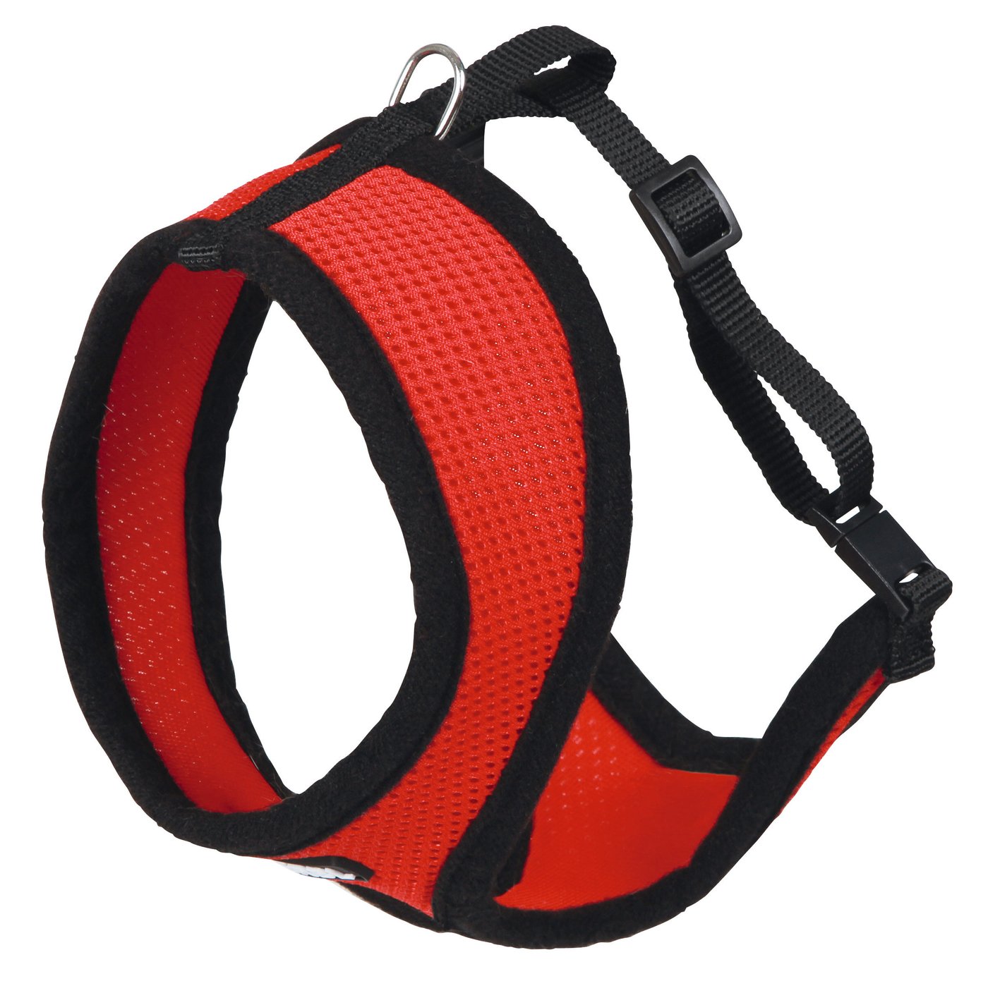 kerbl-active-katzengeschirr-mit-leine-120-cm-mesh-rot image 1