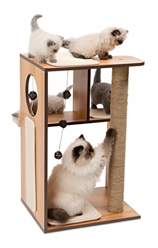 catit-vesper-box-52077-gro-katzenm-bel-box-walnuss-mit-ebenen-kissen-und-kratzfl image 6