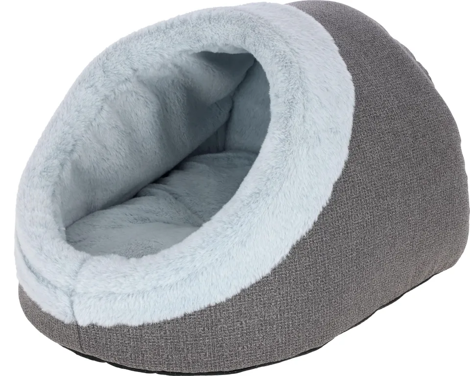 kerbl-pet-kuschelh-hle-jana-f-r-katzen-grau-45-x-37-x-30-cm image 1