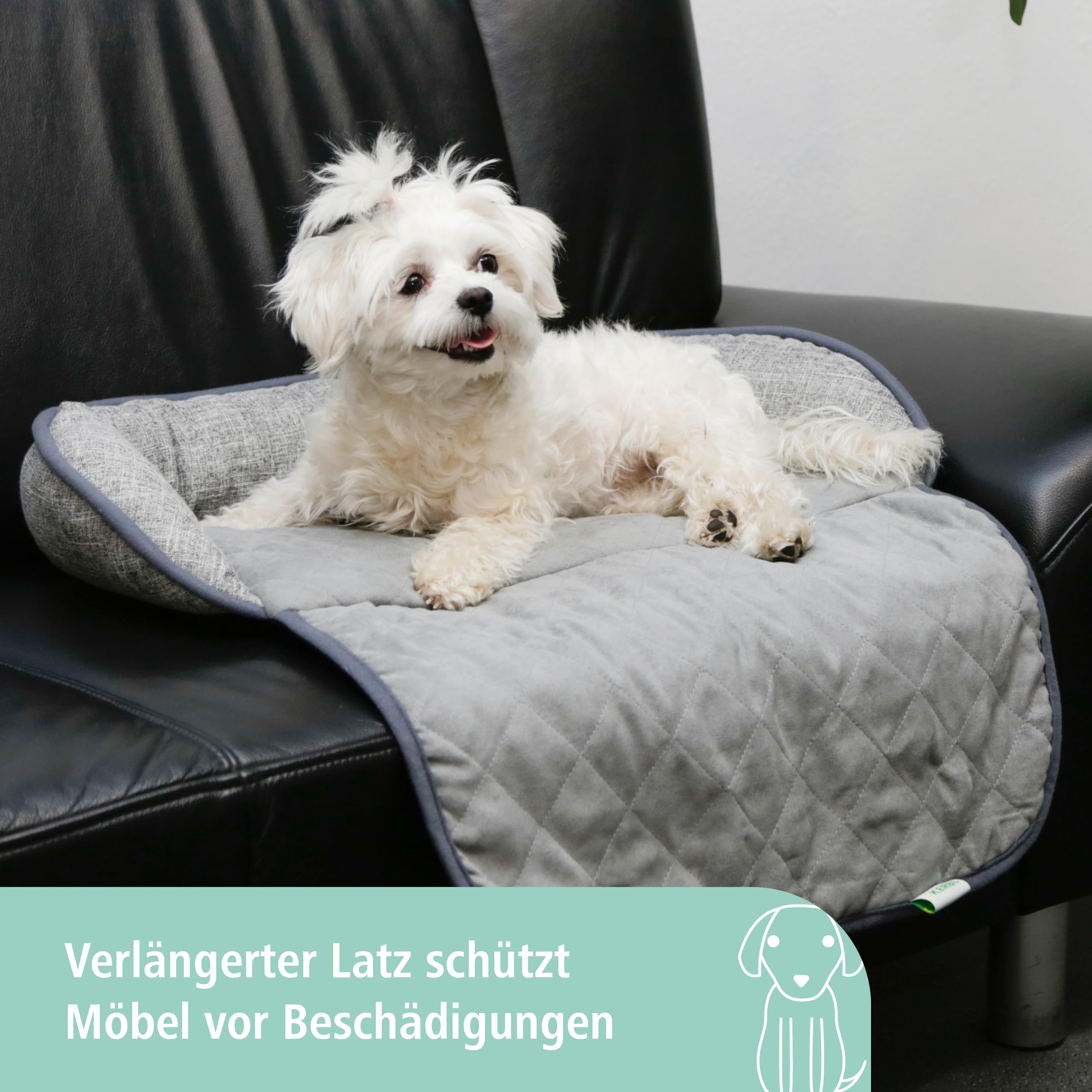 kerbl-pet-couchkissen-emalia-f-r-hunde-und-katzen-grau-98-x-66-x-12-cm image 2
