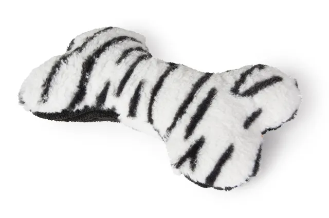 karlie-safari-knochen-myca-hundespielzeug-pl-sch-zebra-20x12x5-cm image 1