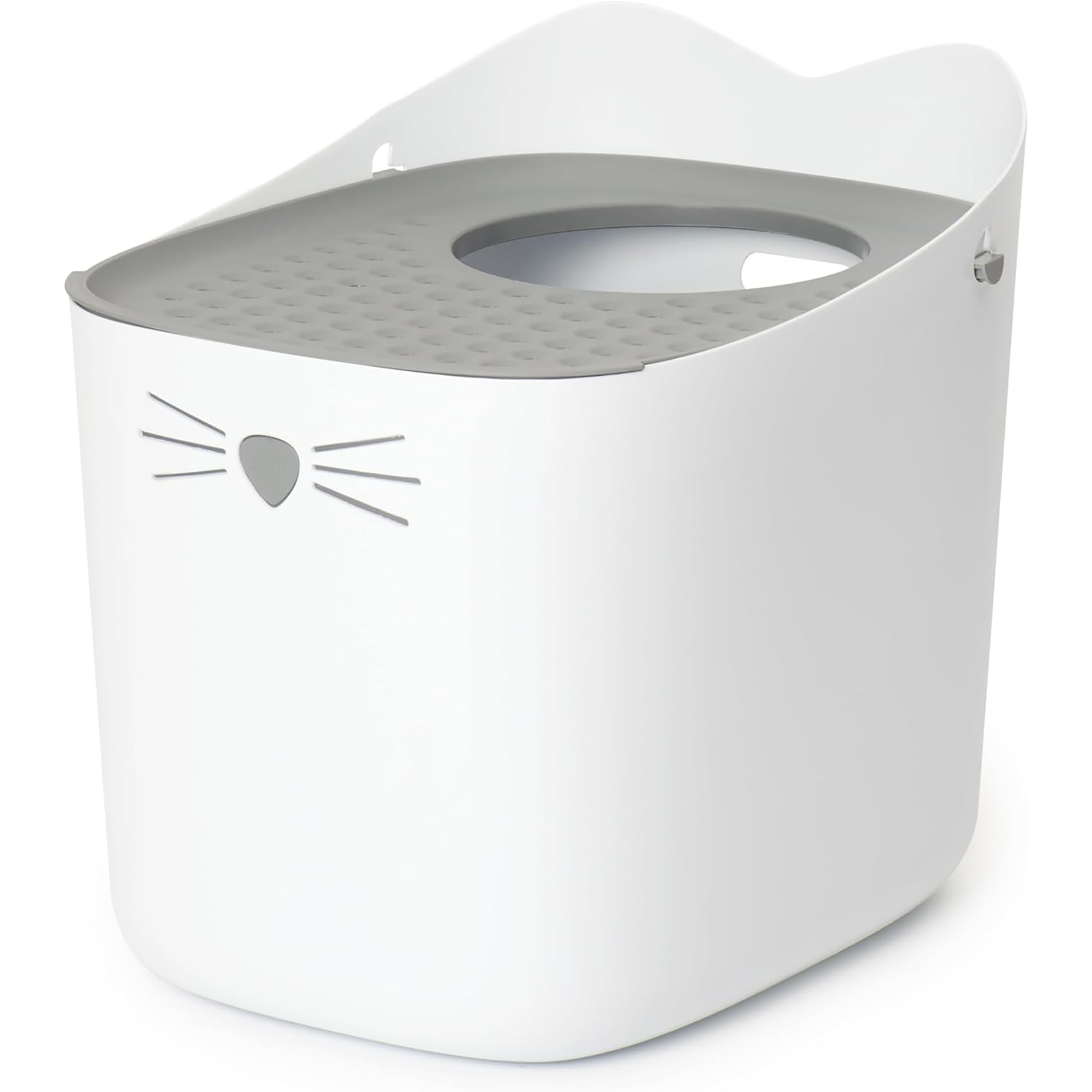 catit-pixi-katzentoilette-top-entry-grau image 1