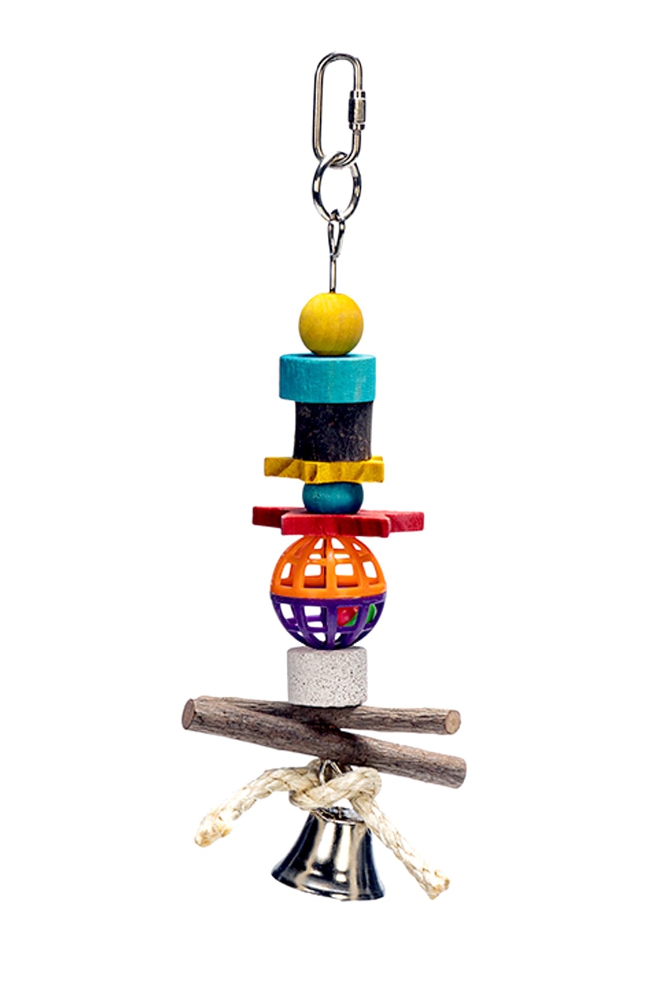 karlie-vogelspielzeug-holz-und-lava-gr-e-m-27-cm image 1