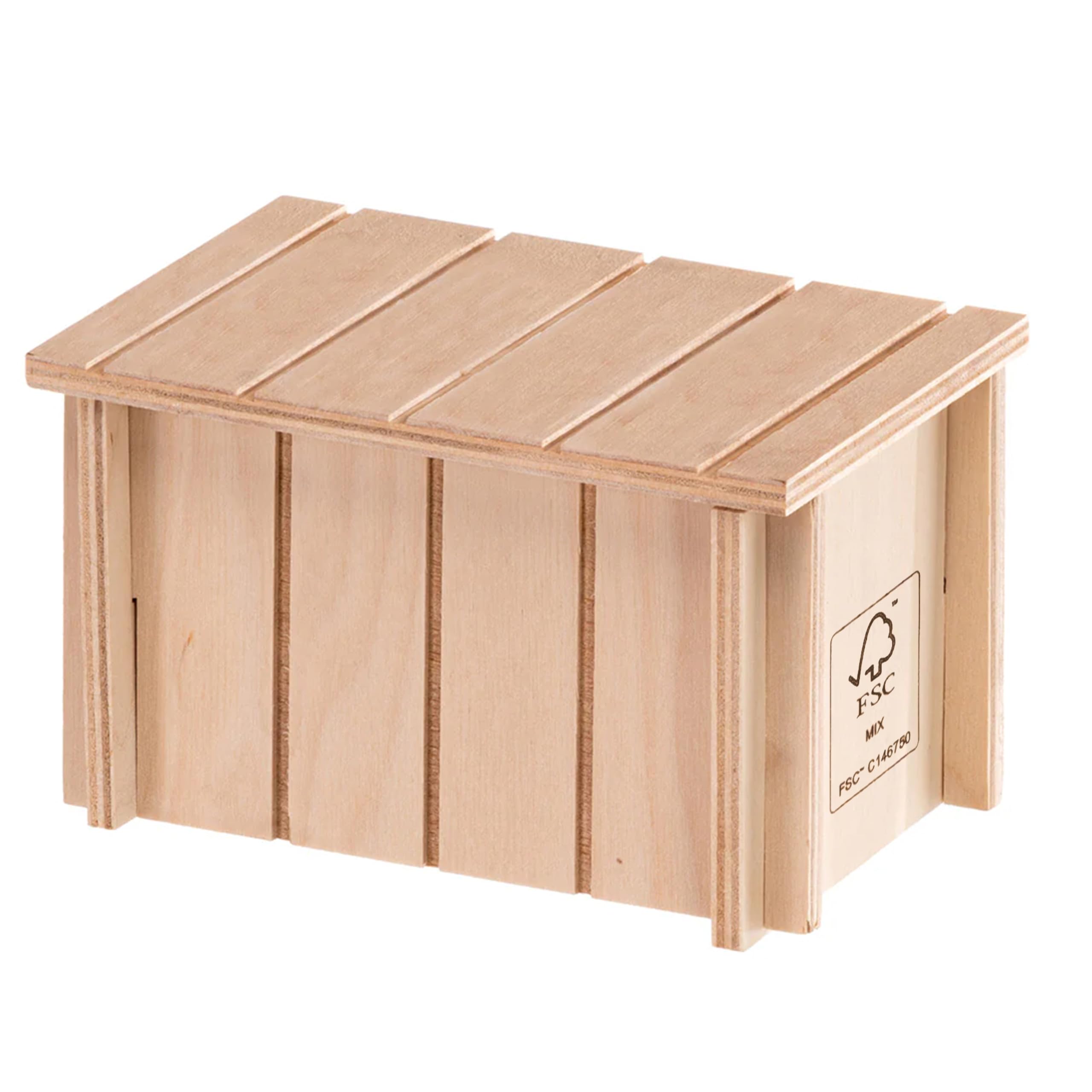 ferplast-kleintierhaus-sin-4642-gr-e-s-holzhaus-14-5-x-9-5-x-h-8-5-cm image 6