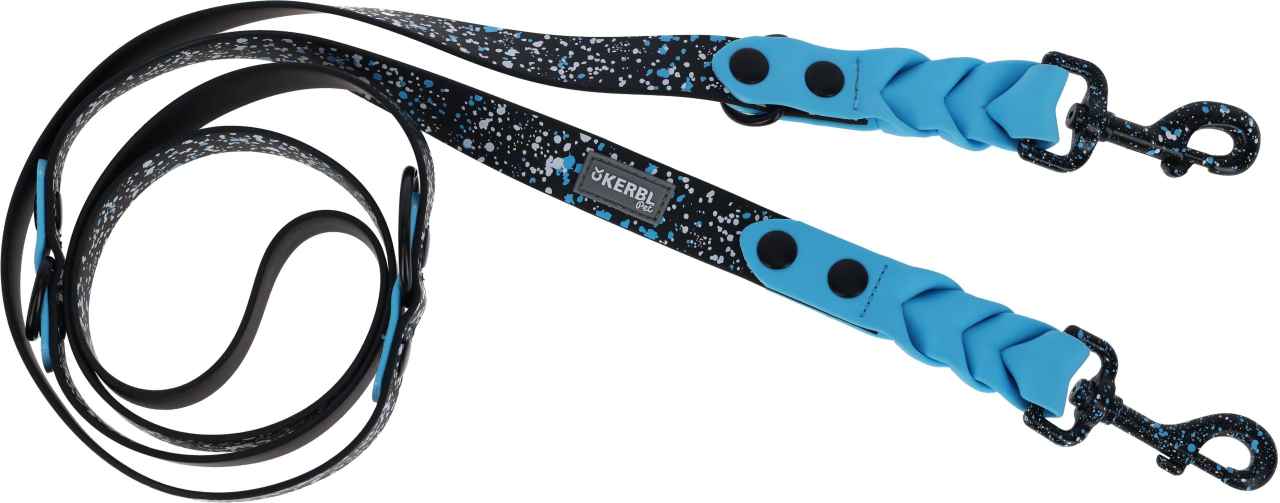 kerbl-lima-f-hrleine-f-r-hunde-blau-schwarz-25-mm-x-200-cm image 4