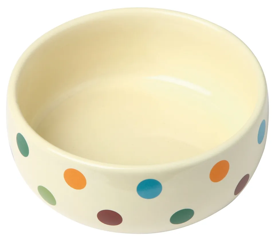 kerbl-pet-fressnapf-f-r-hunde-keramik-gepunktet-300-ml-2-st-ck image 1