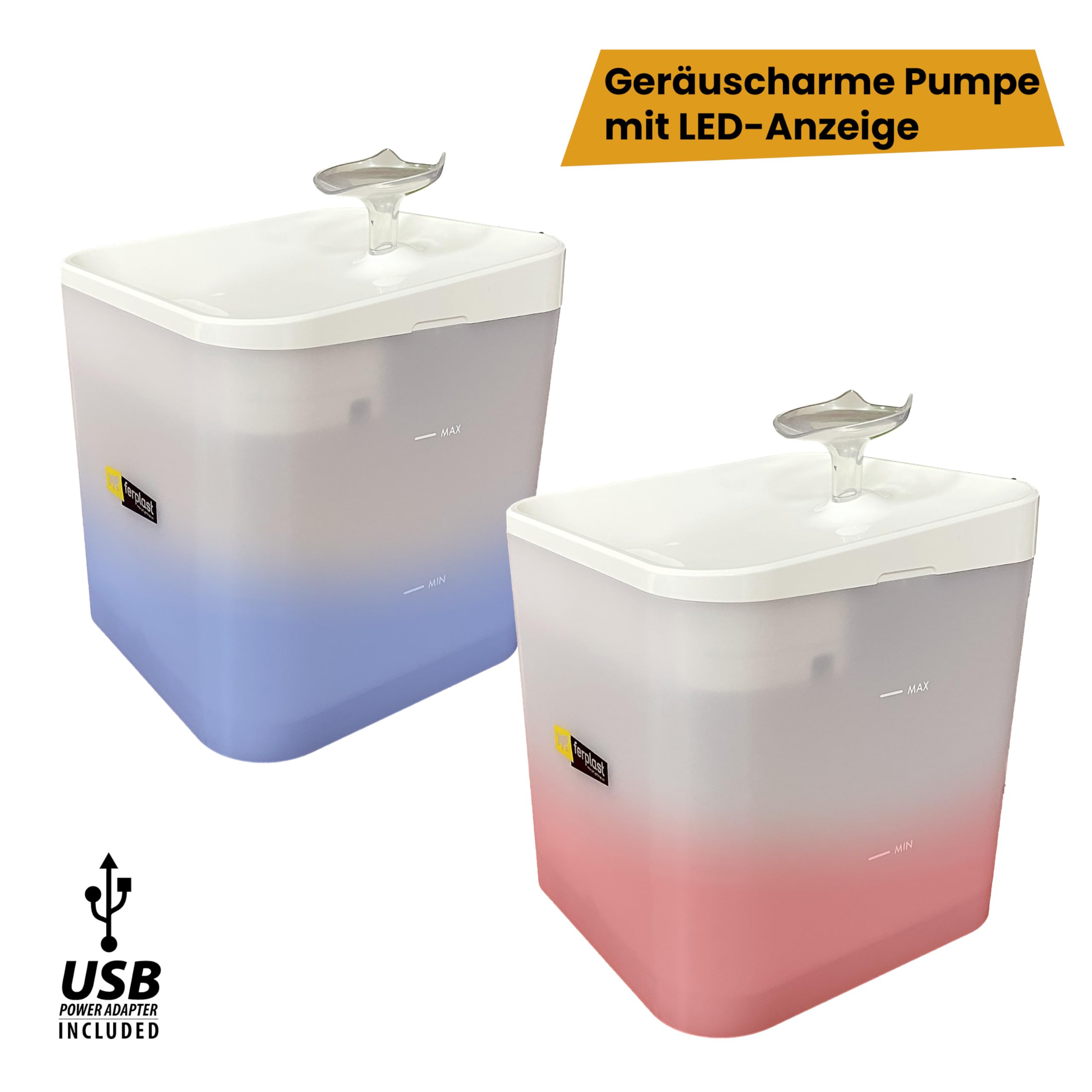 ferplast-ares-katzen-trinkbrunnen-2-l-mit-led-und-3-stufen-filter image 5