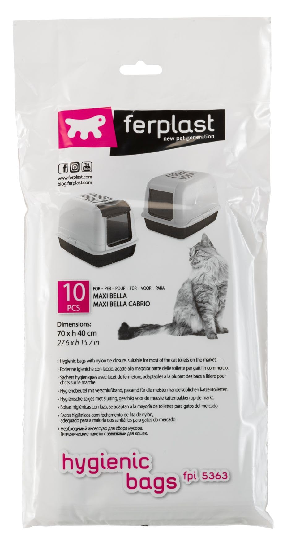 ferplast-fpi-5363-hygienebeutel-f-r-katzentoilette-maxi-bella-4-st-ck image 1