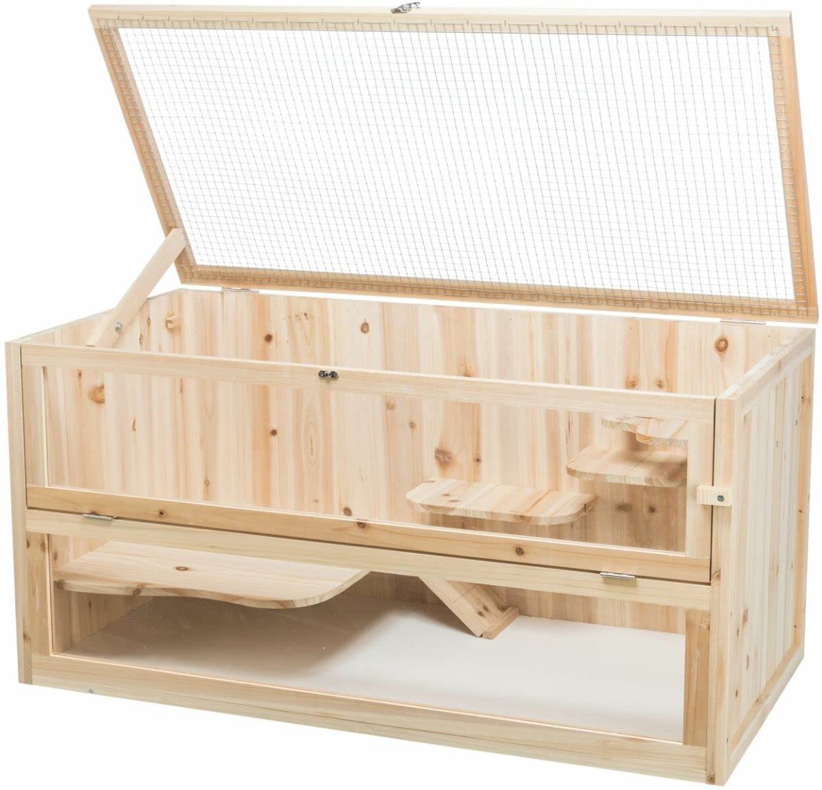 trixie-nagerheim-62483-f-r-m-use-und-hamster-holz-metall-acryl-100-x-50-x-50-cm image 4