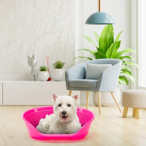 ferplast-siesta-deluxe-hundebett-katzenbett-54-x-35-x-h-21-5-cm-fuchsia-waschbar image 8