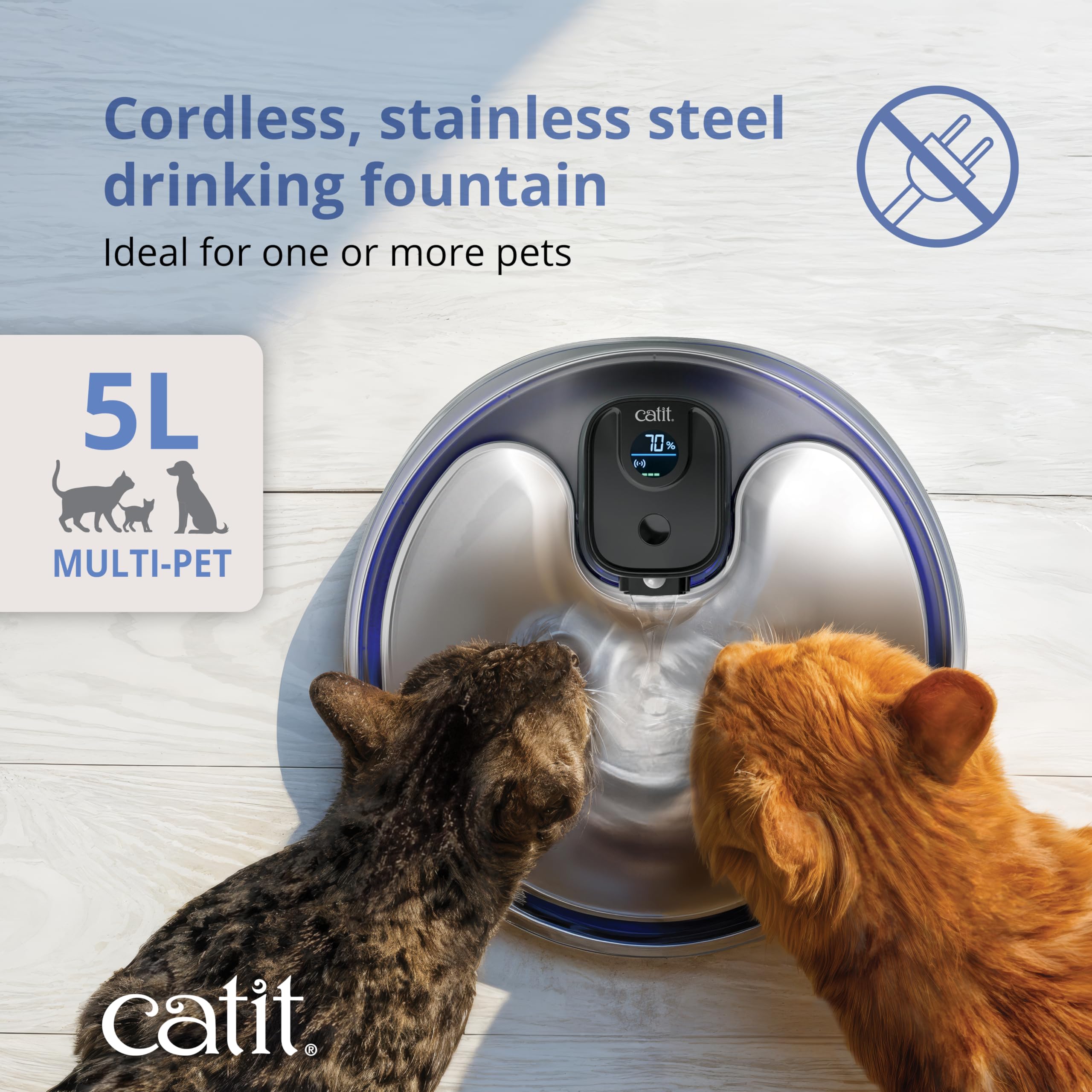 catit-pixi-trinkbrunnen-f-r-katzen-xxl-kabellos-edelstahl-5-liter-mit-akku image 4