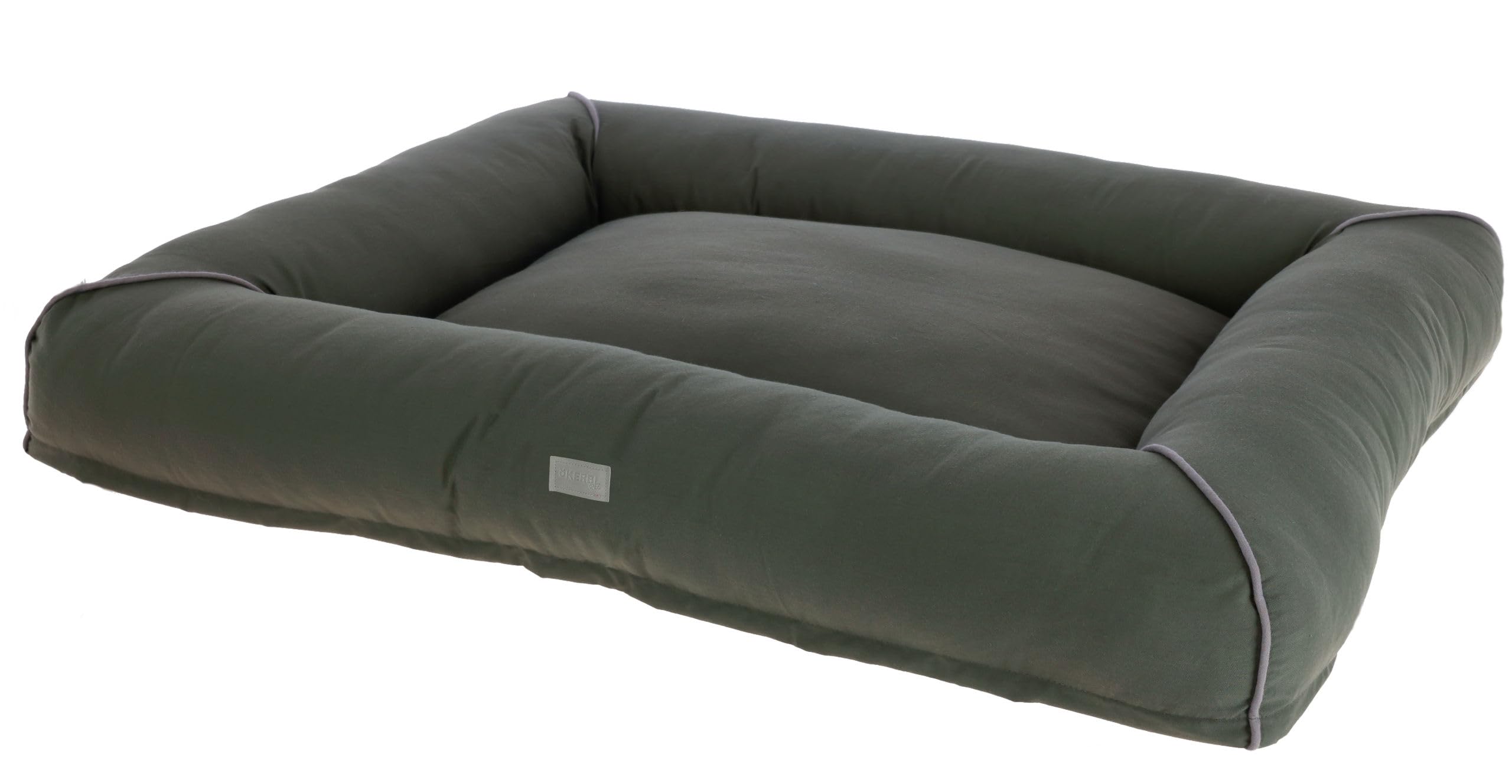 kerbl-pet-kuschelbett-jerome-dunkelblau-cognac-75x60x10-cm-hundebett image 5