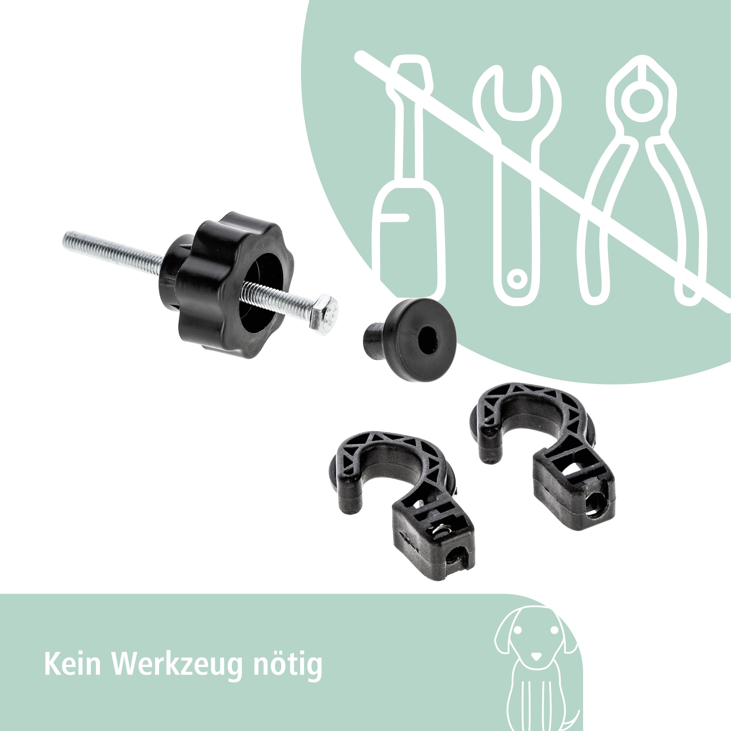 kerbl-pet-autoschutzgitter-metall-trenngitter-schwarz-30-cm-hoch-96-145-cm image 5