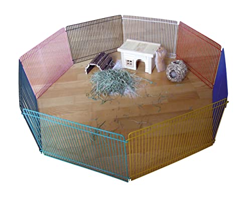 kerbl-pet-freigehege-8-elemente-34x23-cm-bunt-metall-f-r-hamster image 4