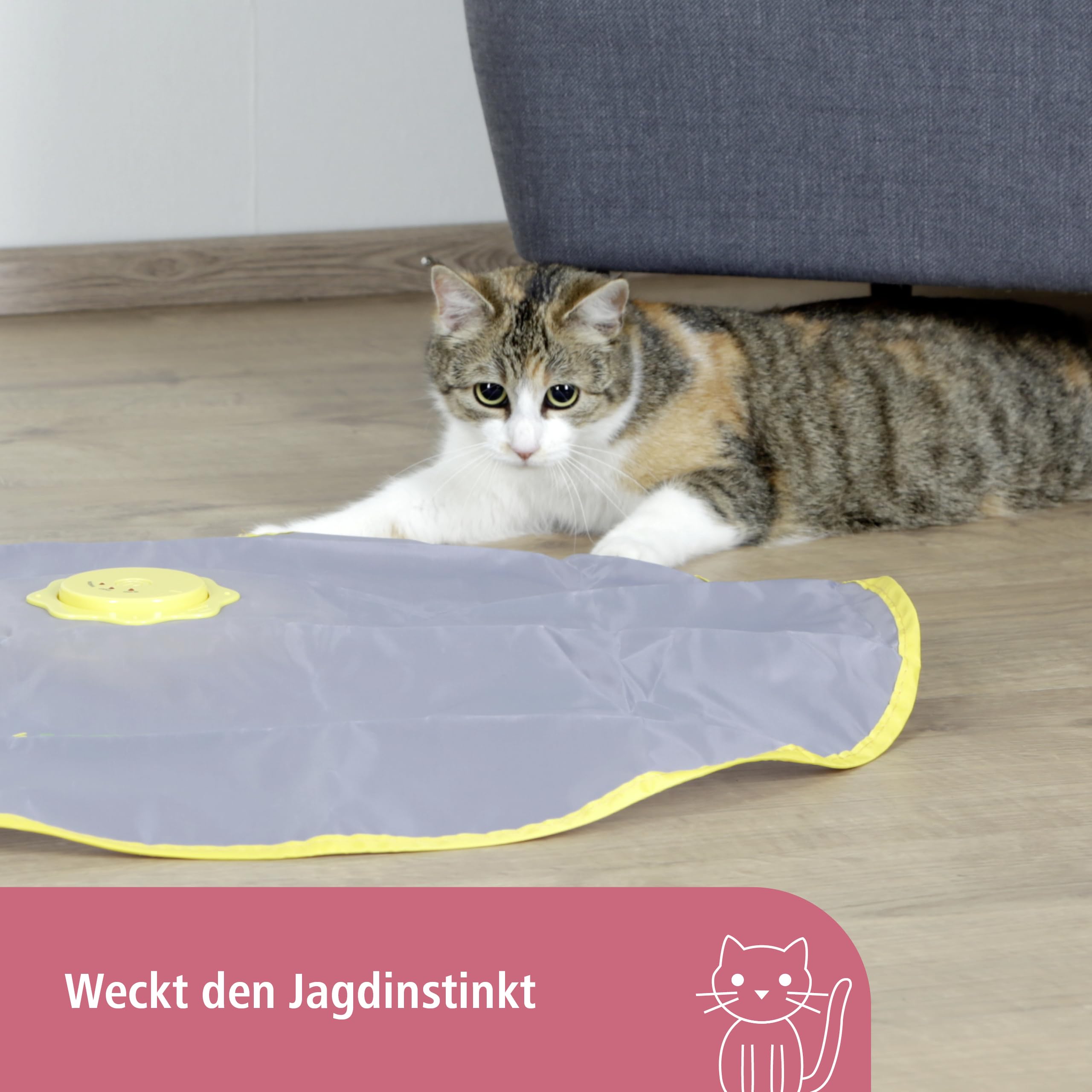 kerbl-pet-catch-the-tailfeather-2-in-1-katzenspielzeug-gelb-grau-70-x-53-x-5-cm image 3