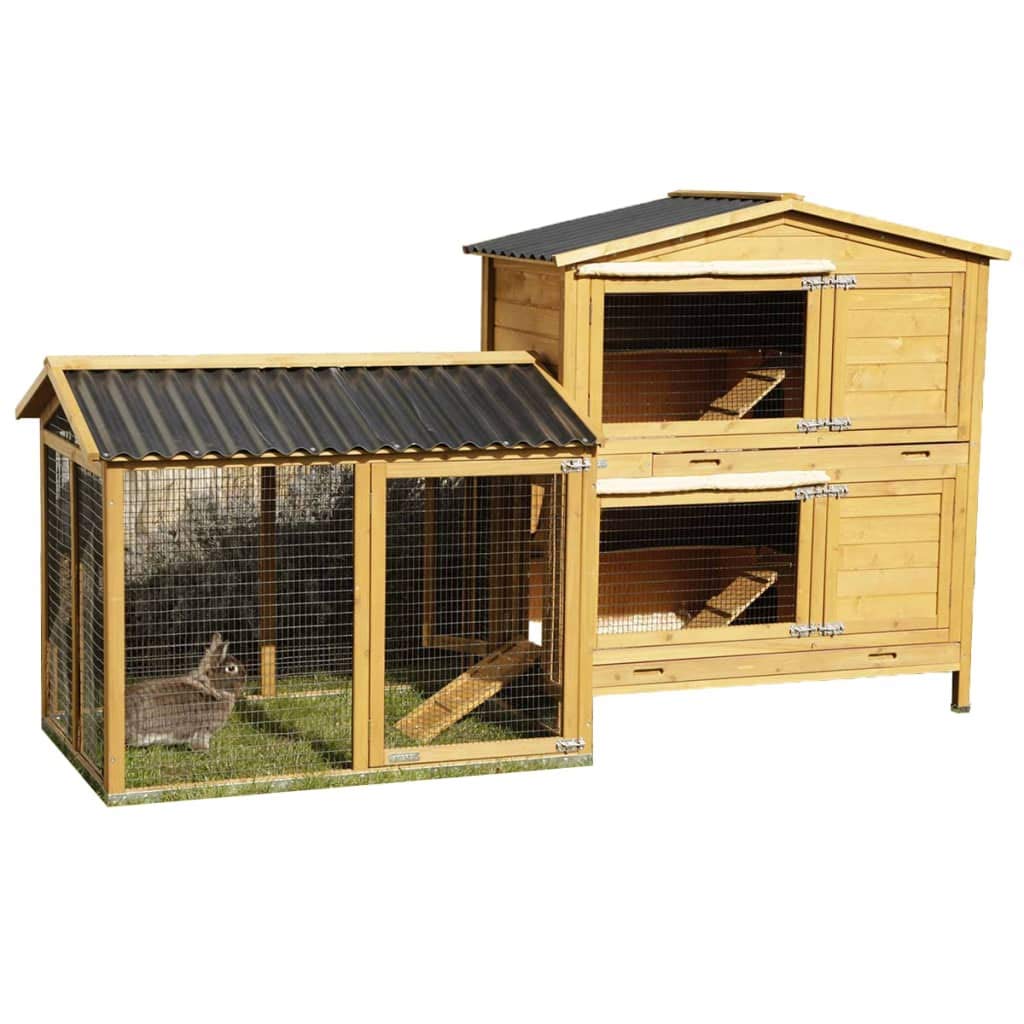 kerbl-pet-freigehege-appartment-pro-115x85x90-cm-hasenstall-aus-holz-lasiert image 2
