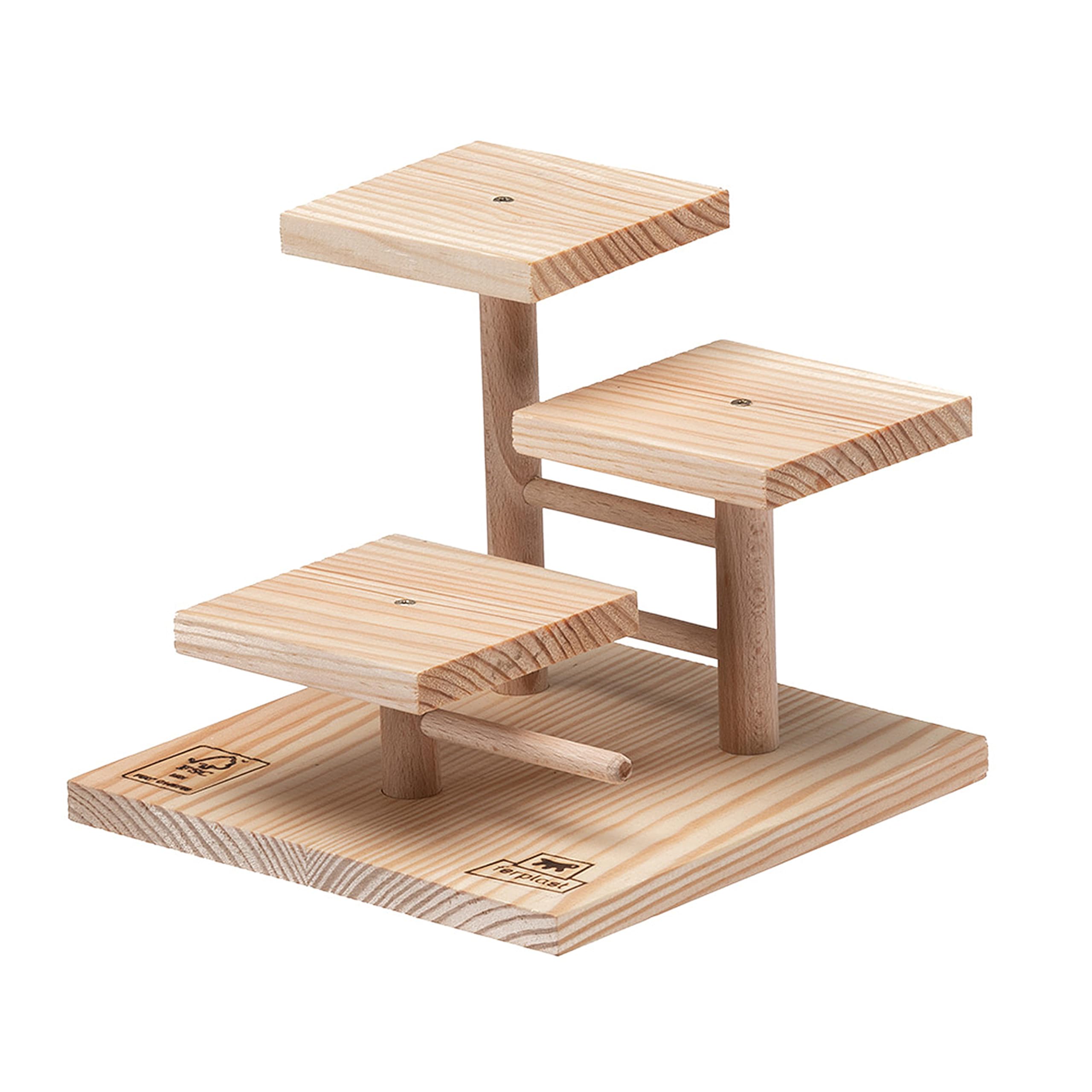 ferplast-arcade-podium-hamsterspielzeug-aus-holz-zum-klettern-17-6-x-17-6-x-h-15 image 3