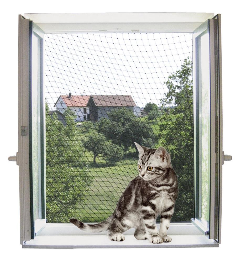 kerbl-pet-katzenschutznetz-2-x-3-m-transparent-mit-befestigung image 1