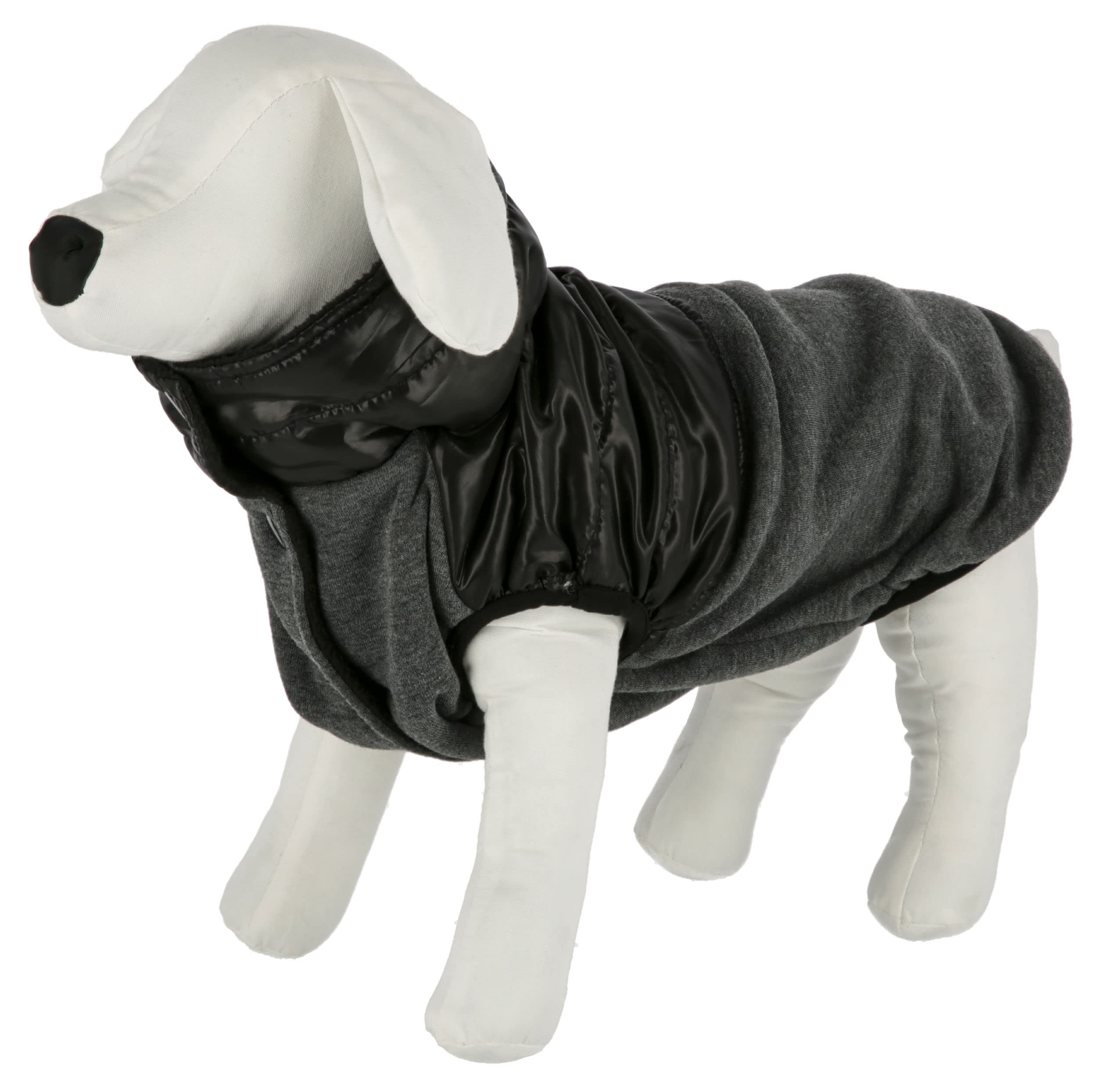 kerbl-pet-hundemantel-quebec-grau-schwarz-l-45-cm image 1
