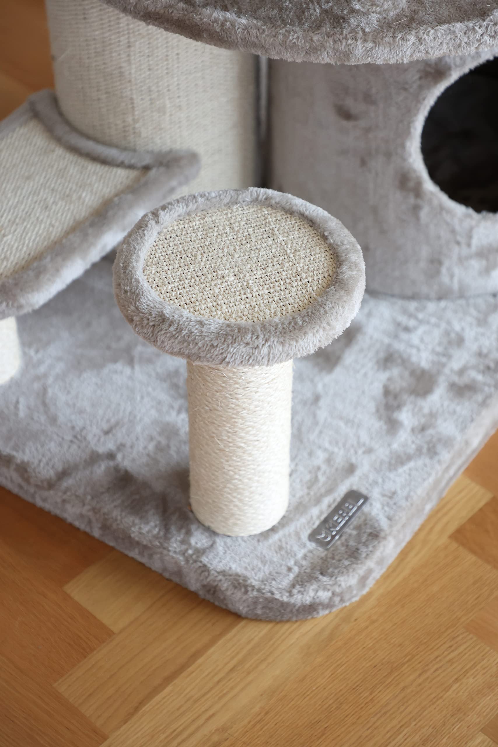 kerbl-pet-kratzbaum-oldie-beige-77-x-58-x-96-cm-f-r-ltere-katzen image 6