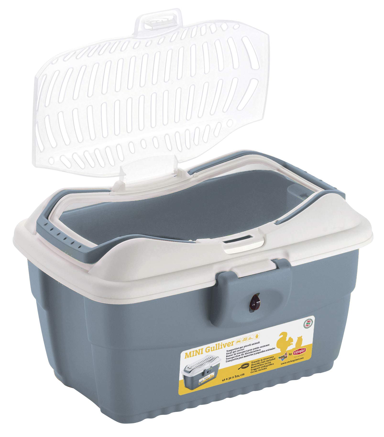 kerbl-stefanplast-mini-gulliver-transportbox-f-r-kleintiere-blau-40x30x24-cm image 3