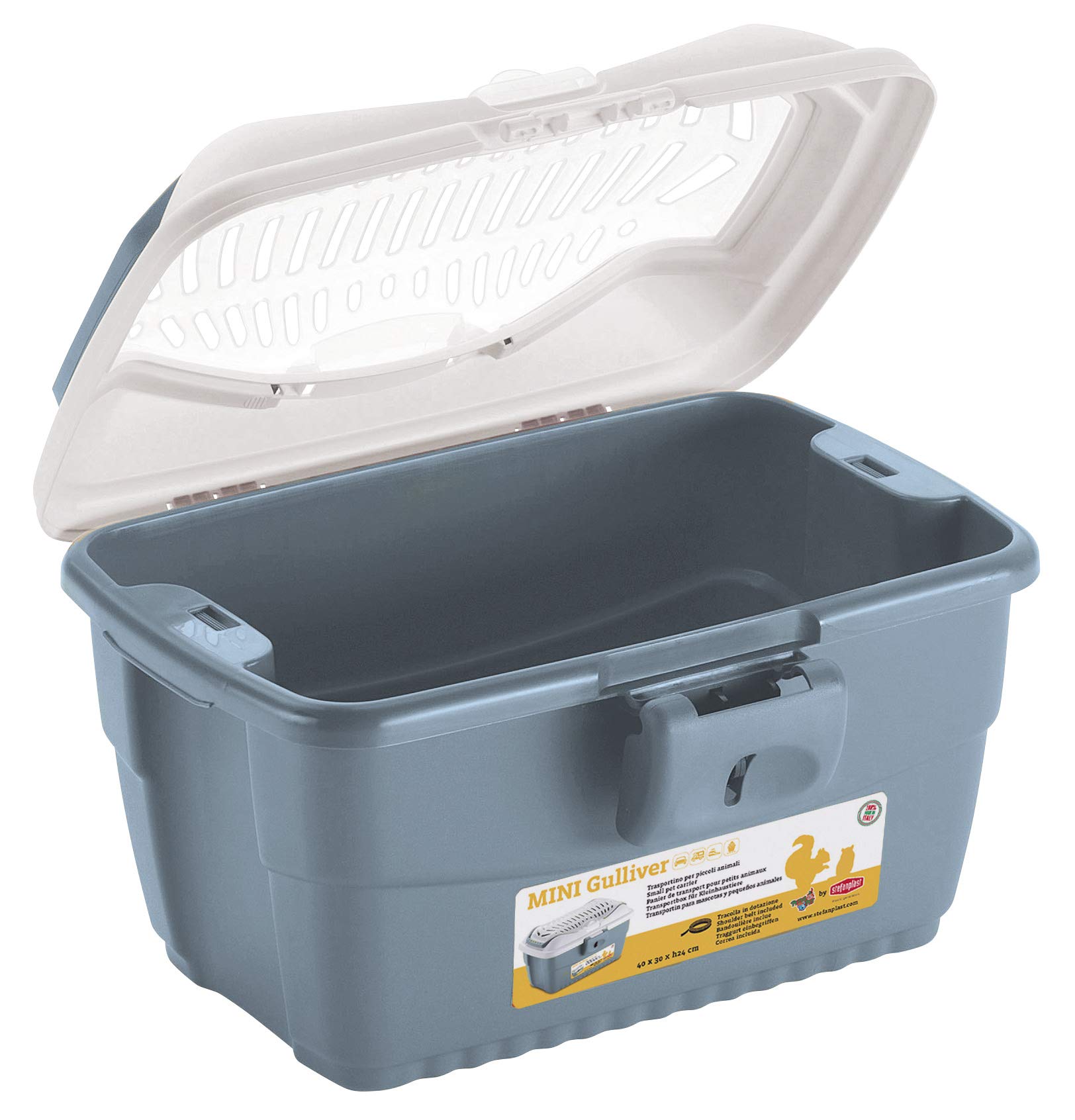 kerbl-stefanplast-mini-gulliver-transportbox-f-r-kleintiere-blau-40x30x24-cm image 4