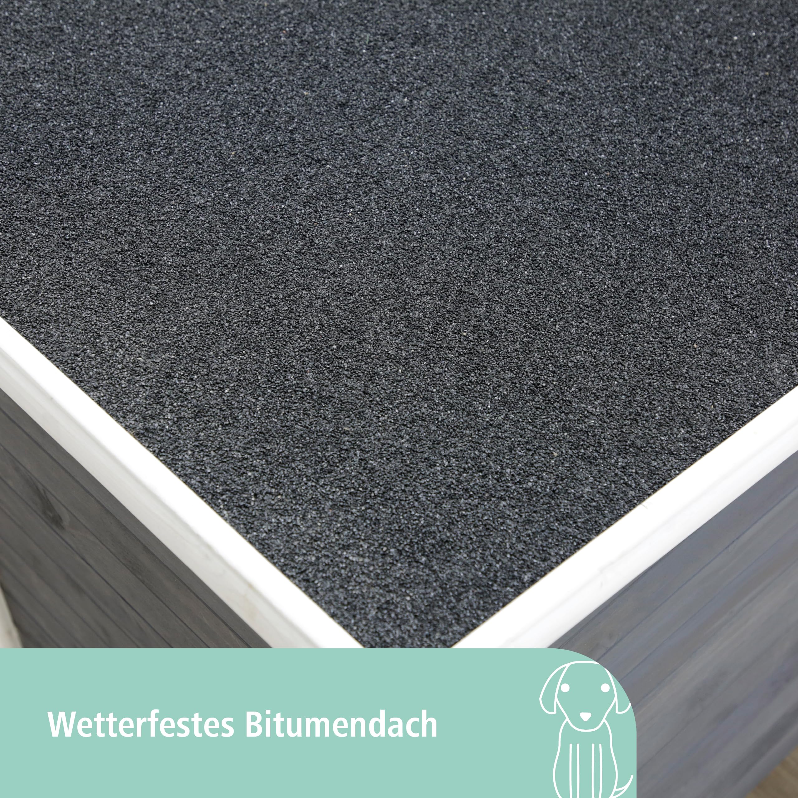 kerbl-pet-hundeh-tte-kenny-wei-grau-holz-hundehaus-113-x-77-x-81-cm image 3