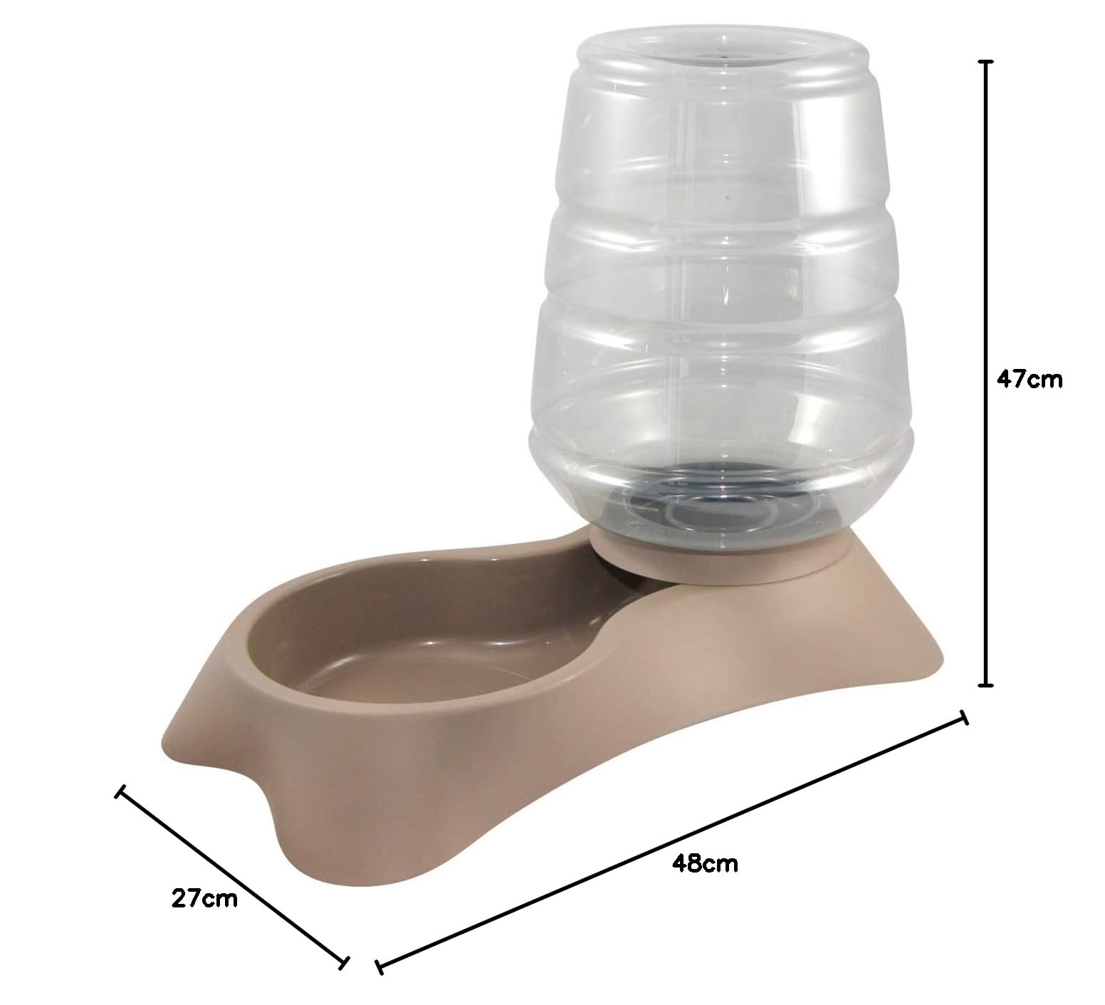 kerbl-pet-wasserspender-nuvola-taupe-11-l-kunststoff-f-r-hund-und-katze image 2