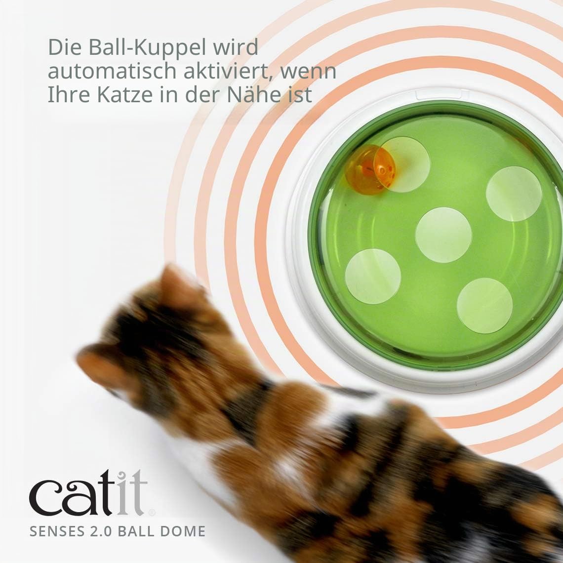 catit-senses-ball-dome-interaktives-katzenspielzeug-mit-ball image 2