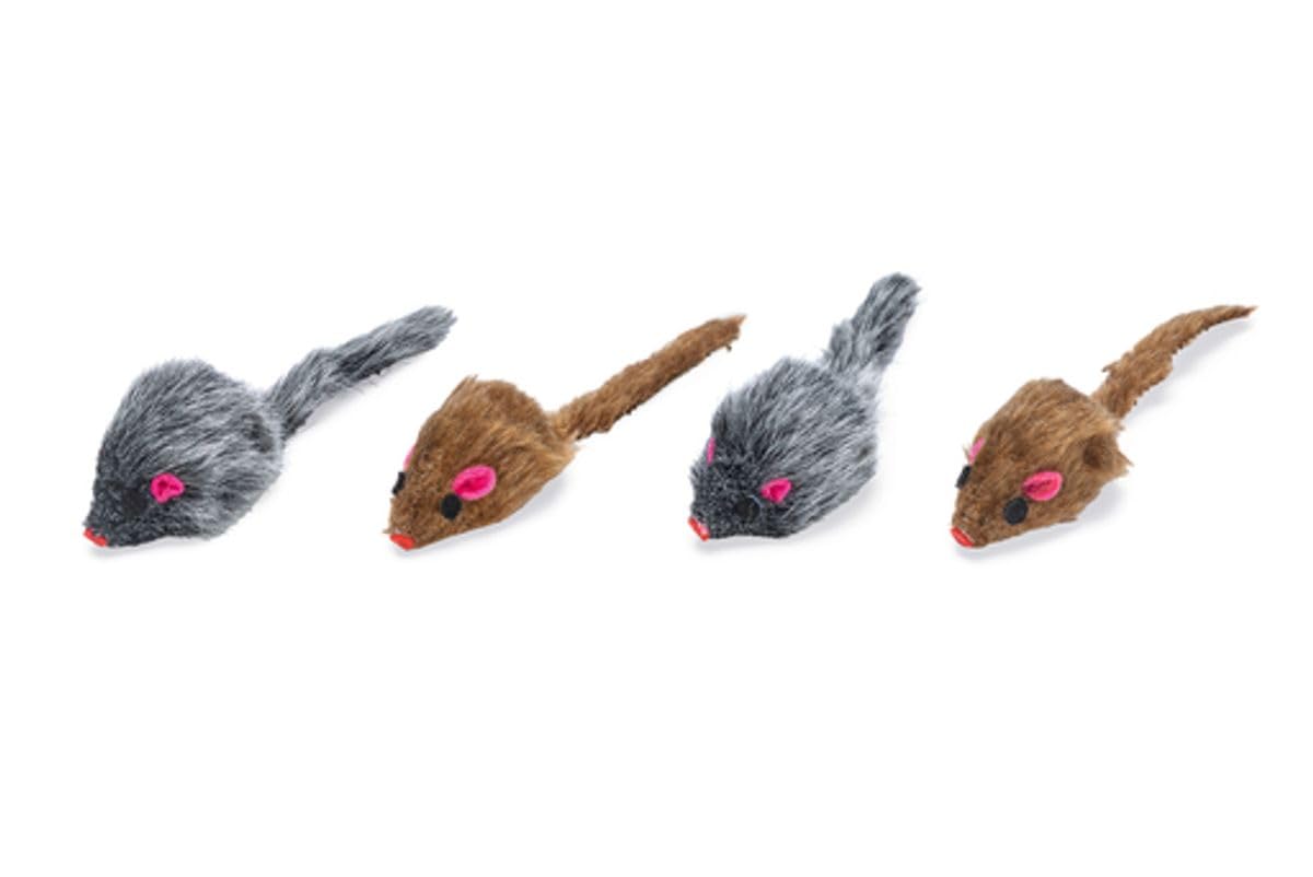 karlie-pl-sch-spielm-use-l-5-cm-schwarz-braun-katzenspielzeug-4er-pack-mit-catni image 1