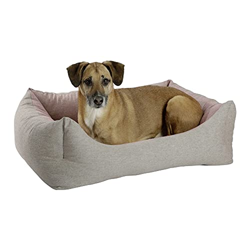 kerbl-pet-kuschelbett-golden-60-x-70-x-23-cm-rot-braun image 4